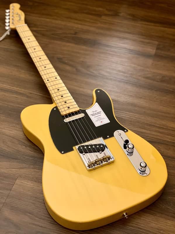 Fender Japan Traditional II 50s Telecaster with Maple FB in Butterscotch Blonde image 1