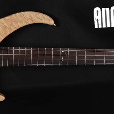 Peavey Cirrus Quilt Top Natural 4-String Electric Bass Guitar w/OHSC image 3