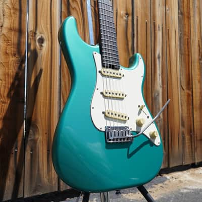 Schecter USA CUSTOM SHOP Nick Johnston SSS Wembley Teal Green Aged Nitro - w/ Case (2024) image 4