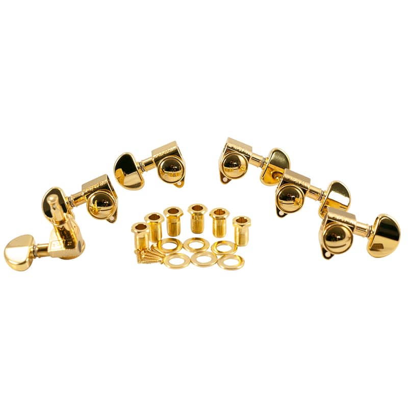 Grover 3 Per Side Roto-Grip Locking Rotomatics Gold image 1