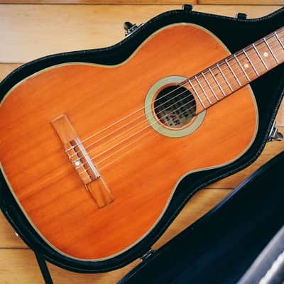 c.1960 Yamaha Dynamic Guitar No.2 – Hand Crafted in Japan | All Solid | Very Rare | Hard Case | Vintage Nitro CheckingYamaha image 2