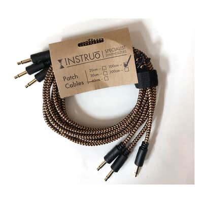 Instruo Eurorack Patch Cable (100cm * 3 Pack) image 1