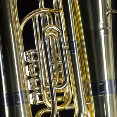 Monzani MZBB-210L Bb-Tuba Brass, Lacquered, 4 Valves - Bb Tuba image 5