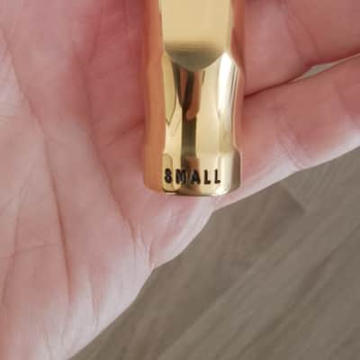 Vandoren V16 T9 small tenor saxophone mouthpiece Gold 24K , mint condition. image 4
