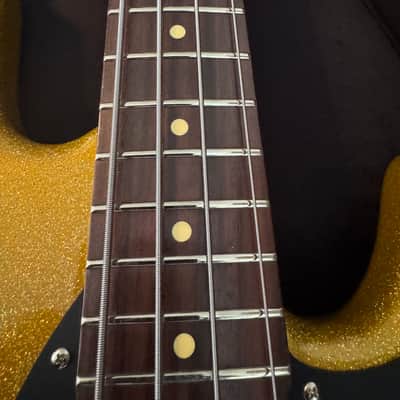 MINT Duesenberg Alliance Chris Chaney Bass Gold Sparkle PRISTINE image 7