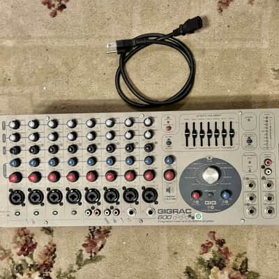 Soundcraft Gigrac 600 8-Channel 2x300-Watt Powered Mixer 2000s - Grey image 1