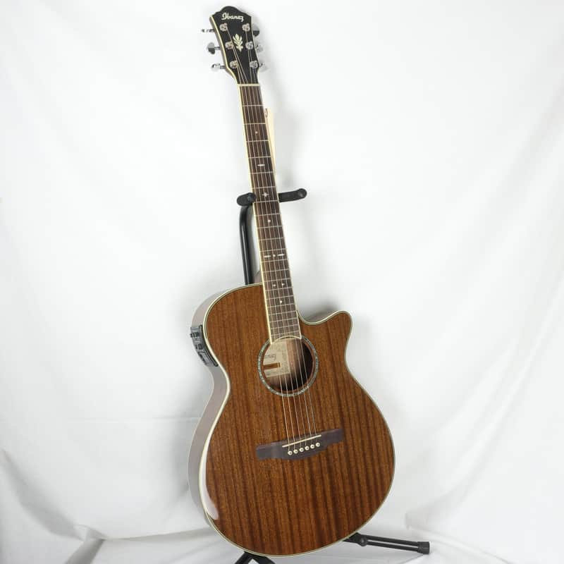Ibanez AEG12II-NMH Acoustic-Electric Guitar, Natural High | Reverb