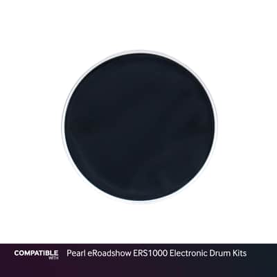 Black 8" Mesh Drum Head for Pearl eRoadshow ERS1000 Electronic Drum Kits image 1