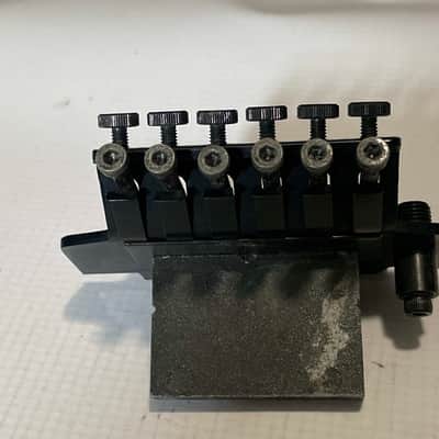 2000's Ibanez Logo Series Licensed Black Floyd Rose Double Locking Tremolo Bridge image 7