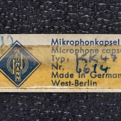 Neumann KK 47 Microphone Head K47 Capsule + Grille/Basket vintage c.1960 for U47 image 4