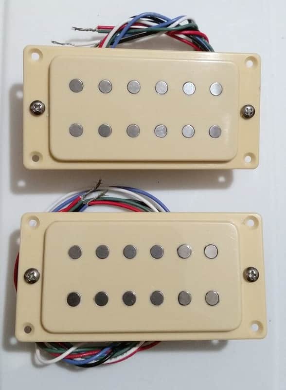 Bill Lawrence Wilde Pickups (Bill & Becky) L-450 Humbucker Set, New (NOS), Bridge + Neck, RARE image 1
