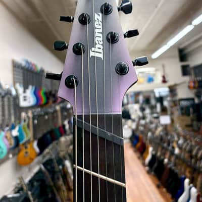 Ibanez Ibanez RGD71ALMS Axion Label Multi-Scale Electric Guitar 2019 - Aurora Burst Black Matte image 3