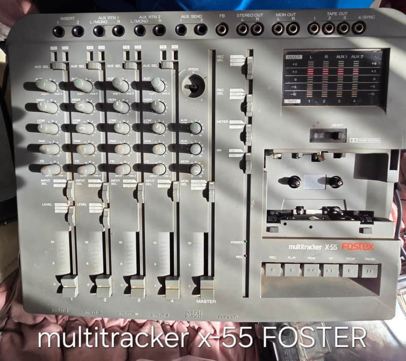 FOSTEX XR-3Xmultitracker カセットレコーダー　中古品 Fostex XR3 Multitracker 4 Track Analog Cassette tape Recorder