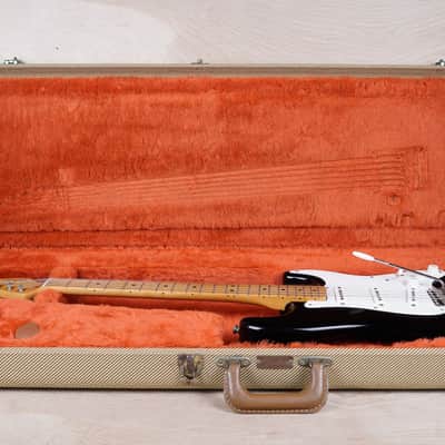 Fender American Vintage '57 Stratocaster 1990 Black USA Reissue w/ OHSC image 2