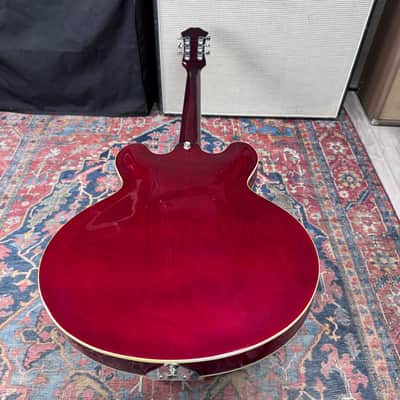 Epiphone Riviera Reissue *Pro Setup* HH Peerless Cherry OHSC - 1997 image 10