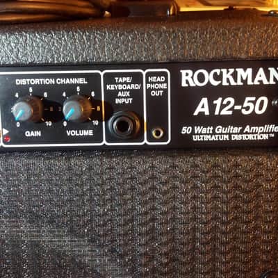 ROCKMAN A12-50 GUITAR AMPLIFIER W/ ULTIMATUM DISTORTION VERY RARE 500 EVER MADE (TOM SCHOLZ -BOSTON image 8