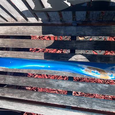 Jazz Bass Body Aged Patina Relic vivid LAKE PLACID BLUE mist PLACE YOUR ORDER    by JVGuitar image 4