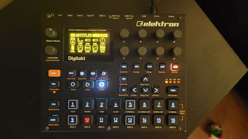Elektron Digitakt 2017 - 2024 - Black image 1