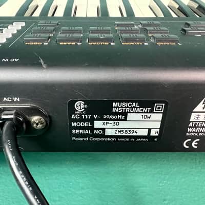 Roland XP-30 61-Key 64-Voice Expandable Synthesizer 1999 - 2004 - Black “All 47 New tact Switches” image 10
