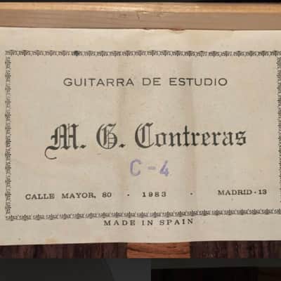 Manuel Contreras Classical C-4 1983 image 10