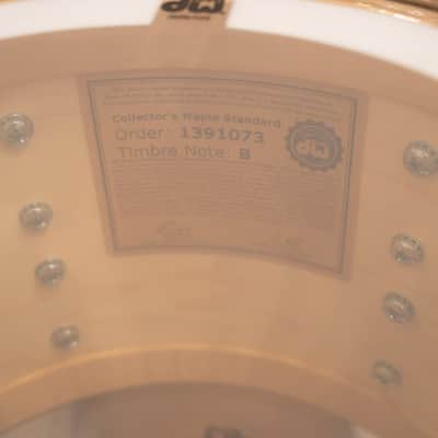 DW Collector's Pure Maple Series 4pc Set Satin Oil Finish Honey 22" 10" 12" 16" Standard Shell Type image 12