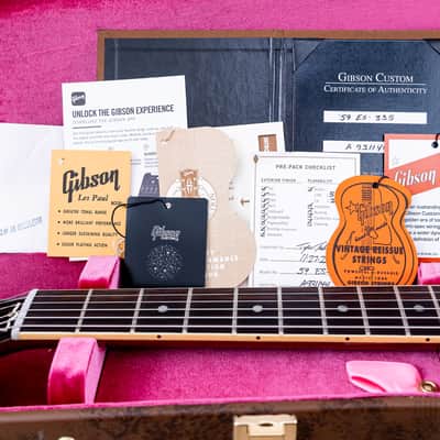 2023 Gibson Custom Shop Historic 1959 ES-335 VOS Vintage Natural w/ Case, Tags & CoA image 15