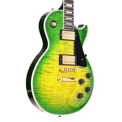 Gibson Custom Shop Les Paul Custom Iguana Burst Gloss Made 2 Measure 2025 Repaired image 5