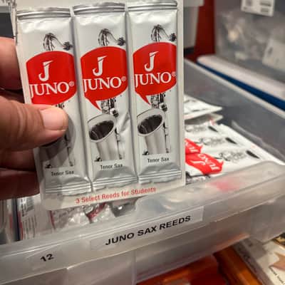JUNO - 3 Reed Card Tenor Sax Reeds #3! JSR713/3 *Make An Offer!* image 2