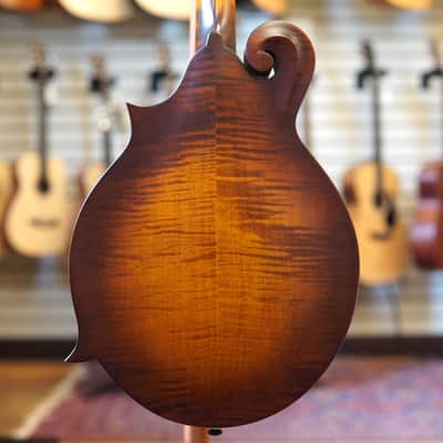 Northfield NFS-F2 Adirondack Red Spruce/Figured Maple F-Style Oval Hole Mandolin Light Cherryburst w/Hard Case image 3