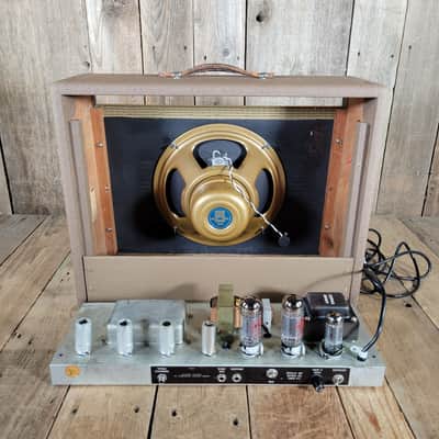 Fender Vibrolux Amp Wheat Grille 1962 - Brown Tolex image 16