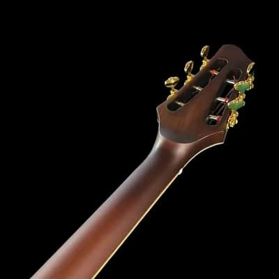 Shank Instruments Beluga — Jumbo Archtop (Italian Handbuilt) — Solid Spruce / Mahogany — MiSi Acoustic Trio — Sunburst — Boutique image 3