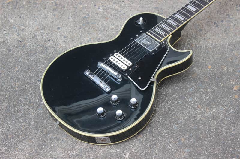 1972 Greco Japan EG-420B  Les Paul Custom (Ebony) image 1