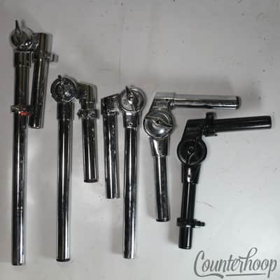 PEARL 5x Tom Drum Post Arms Hardware Angle Bass Mounts + Memory-Lock Clamps image 1