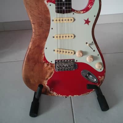 MIJ 1993 Fender Squier '60s Stratocaster (Made in Japan Strat - Torino Red) image 5