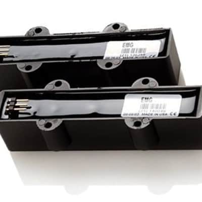 EMG J5 Active 5-String Jazz Bass Pickup Set~With Wiring Kit~Black~USA~Brand New image 2