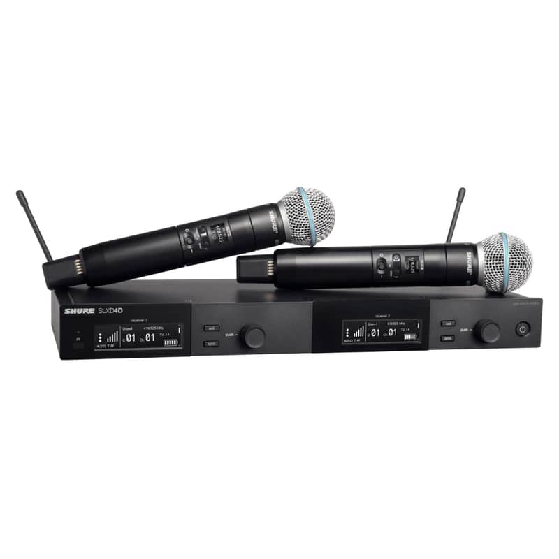 Shure SLXD24D/B58 Dual-Channel Wireless Microphone System-J52 *USA Small Business* image 1