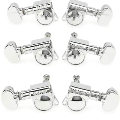 Grover 305C Mid-Size Rotomatic Tuners - 3+3 - Chrome image 1