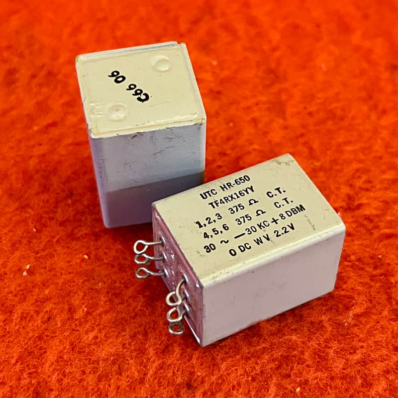 UTC HR-650 Audio input transformers c 1960’s original vintage USA image 1
