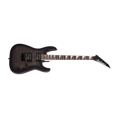 Jackson JS Series Dinky Arch Top JS32Q DKA HT 6-String Electric Guitar with Amaranth Fingerboard (Right-Handed, Transparent Black Burst) image 3