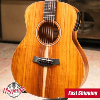 Taylor GS Mini-e Koa Left-Handed Acoustic/Electric Guitar with Gig Bag image 1
