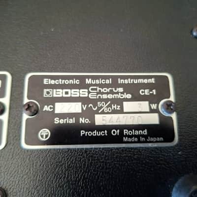 Boss CE-1 Chorus Ensemble 1977 220V image 12