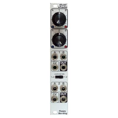 Happy Nerding Dual XFade Eurorack Crossfader Module (Silver) image 1