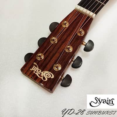 S.Yairi YD-28 Sunburst all Solid Sitka Spruce & Rosewood Dreadnought Guitar ( High Gloss ) image 9