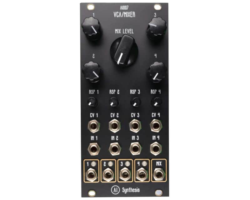AI Synthesis AI007 Quad VCA Mixer - Black image 1