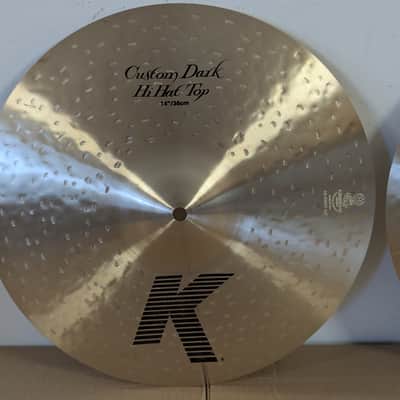 Zildjian 14" K Custom Dark Hi-Hat Cymbals (Pair) 1995 - Present - Traditional image 4