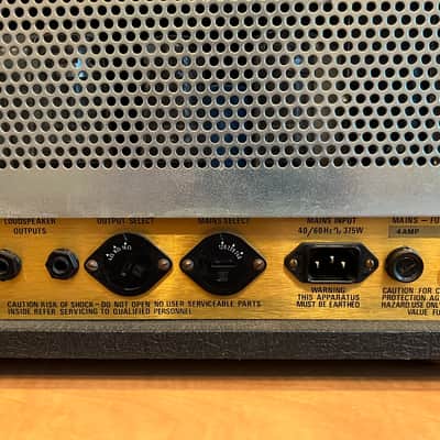 Marshall JMP 1959 MK II Super Lead 2-Channel 100-Watt Guitar Amp Head 1975 - 1981 - Black image 6