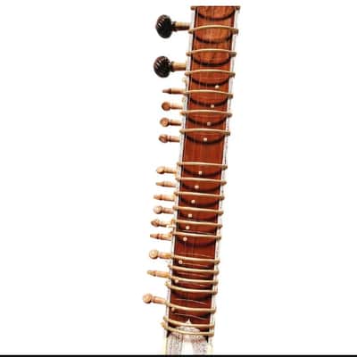 Sitar Indian Brown Sitar 7 Main String 13 Vibration With Bag Musical Instruments Gift For Professional Player and Beginners, Indian sitar image 5