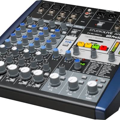 PreSonus StudioLive AR8c 8-Input Mixer / Digital Recorder / Audio Interface 2020 - Present - Gray / Blue image 5