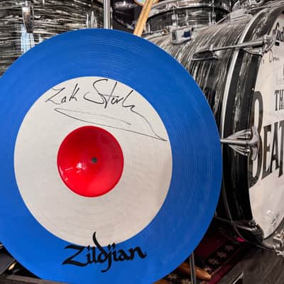 Zak Starkey's The WHO, 2010 Super Bowl Halftime Show, DW-Zildjian Custom Clear Acrylic Complete Drum Set. Authenticated! image 3