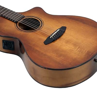 Breedlove Pursuit Exotic S CE Myrtlewood 12-String Concert Acoustic-Electric Guitar Regular Amber Burst image 3